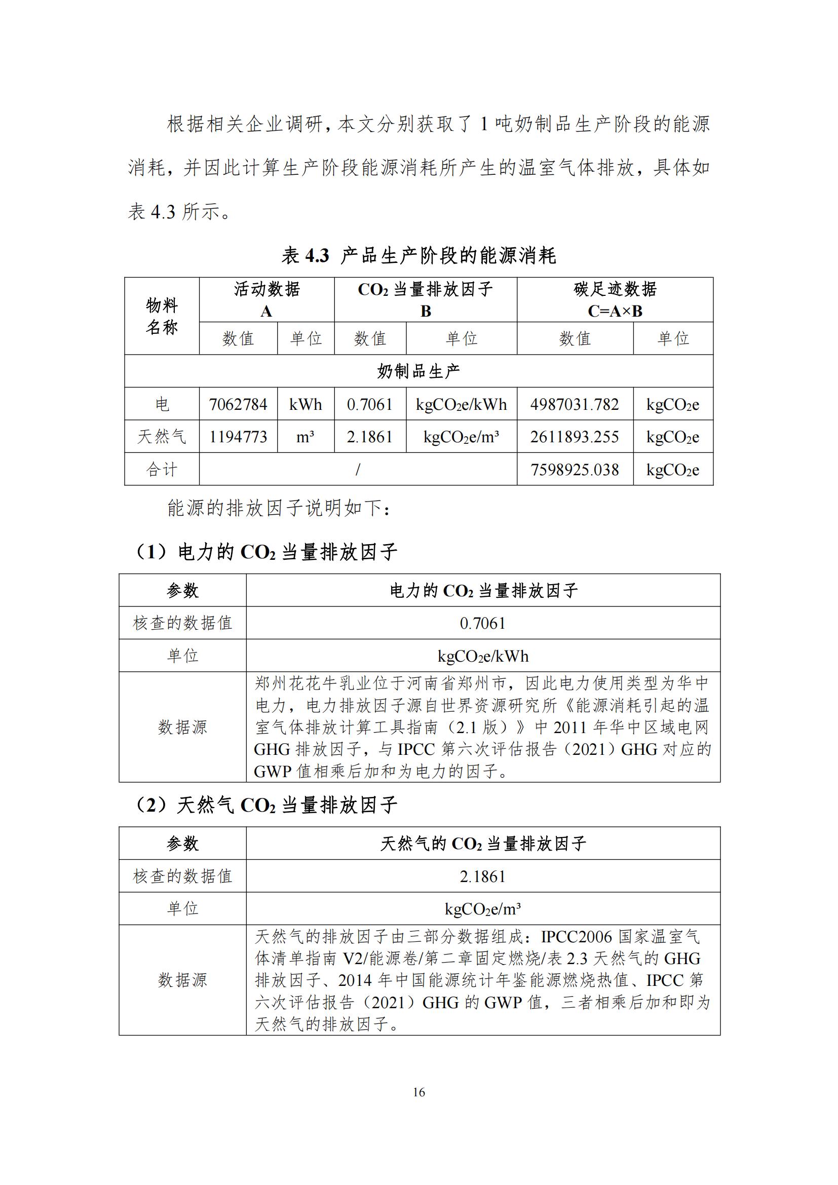 《郑州米兰app登录入口_米兰online(中国)乳制品有限公司产品碳足迹报告》公示