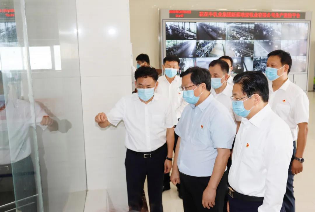 快讯 | 河南省委常委、省纪委书记、省监委主任任正晓莅临米兰app登录入口_米兰online(中国)乳业集团新蔡瑞亚牧场调研