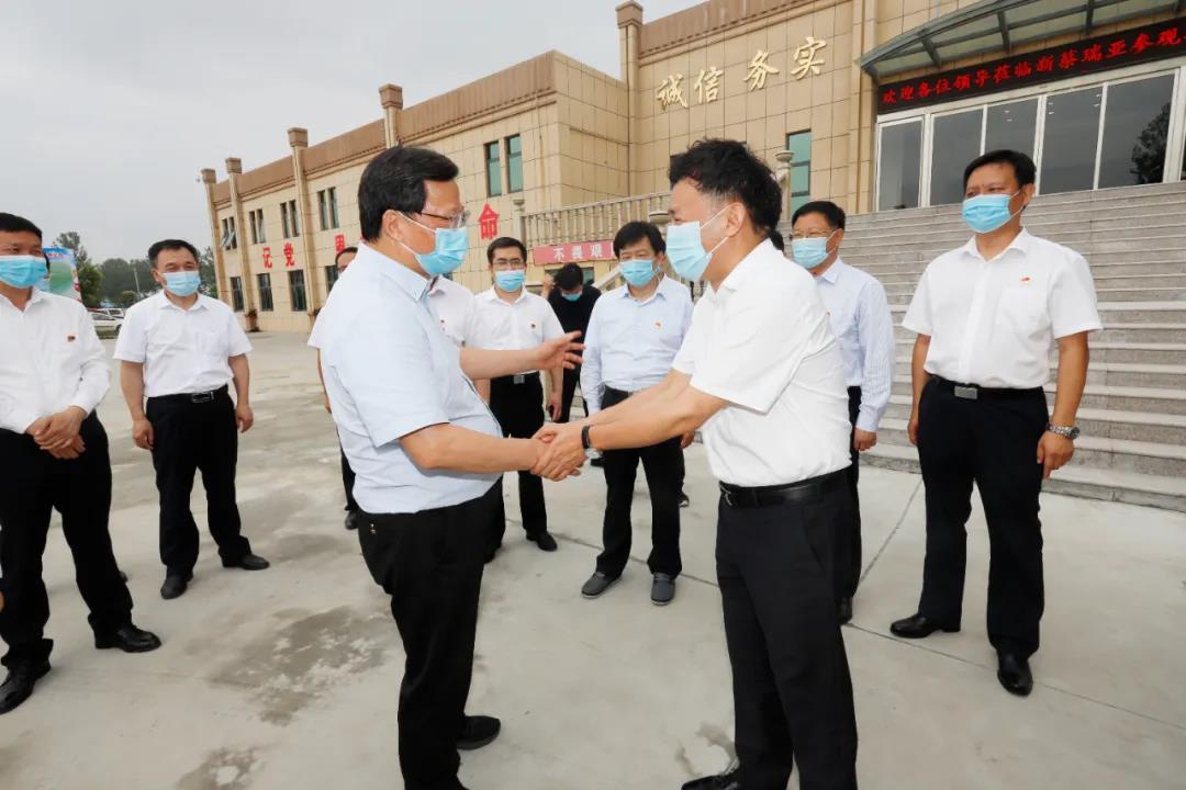 快讯 | 河南省委常委、省纪委书记、省监委主任任正晓莅临米兰app登录入口_米兰online(中国)乳业集团新蔡瑞亚牧场调研