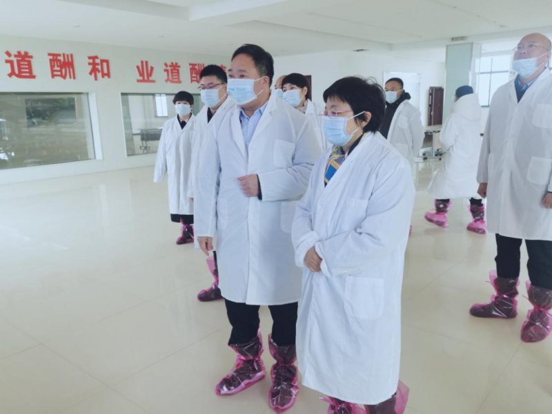 河南省郑州市人民政府副市长李凤芝一行莅临米兰app登录入口_米兰online(中国)河南瑞亚参观调研