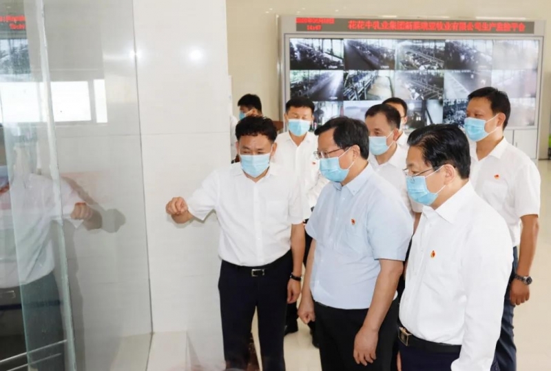 快讯 | 河南省委常委、省纪委书记、省监委主任任正晓莅临米兰app登录入口_米兰online(中国)乳业集团新蔡瑞亚牧场调研