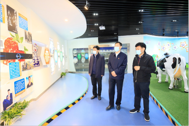 河南省委农办主任、农业农村厅厅长申延平一行调研河南米兰app登录入口_米兰online(中国)乳业集团